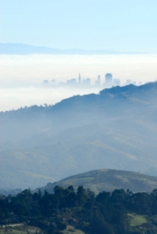 Mt. Tam view of San Francisco, Mill Valley< San Rafael, Novato.